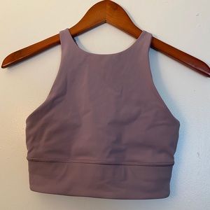 High-Neck Long-Line Energy Bra